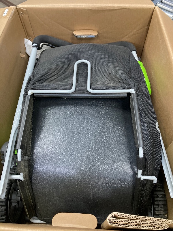 Photo 1 of ***MISSING BATTERY**Greenworks 40V 16 Battery Powered Push Lawn Mower with 4.0 Ah Battery 25322