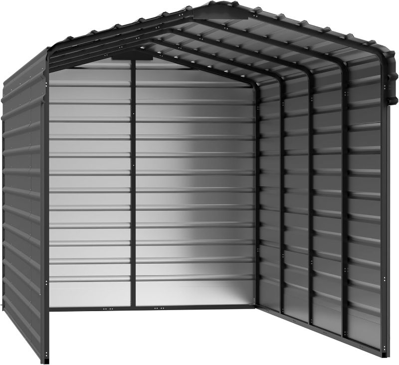 Photo 1 of ***PARTS ONLY***
Arrow 10' x 20' x 9' All-Weather Galvanized Steel Carport with 3 Wall Kits, Multipurpose Heavy-Duty Outdoor Garage Carport Canopy, Eggshell