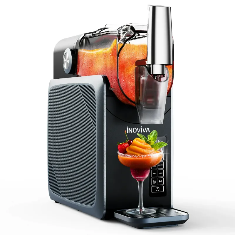 Photo 1 of ***MAYBE PARTS ONLY***
Slushie Machine, No Ice Needed, INOVIVA 72 oz Frozen Drink Maker for Home with Self-Cleaning, 5 Preset Programs, Frozen Margaritas, Frappés, Milkshake, and More
