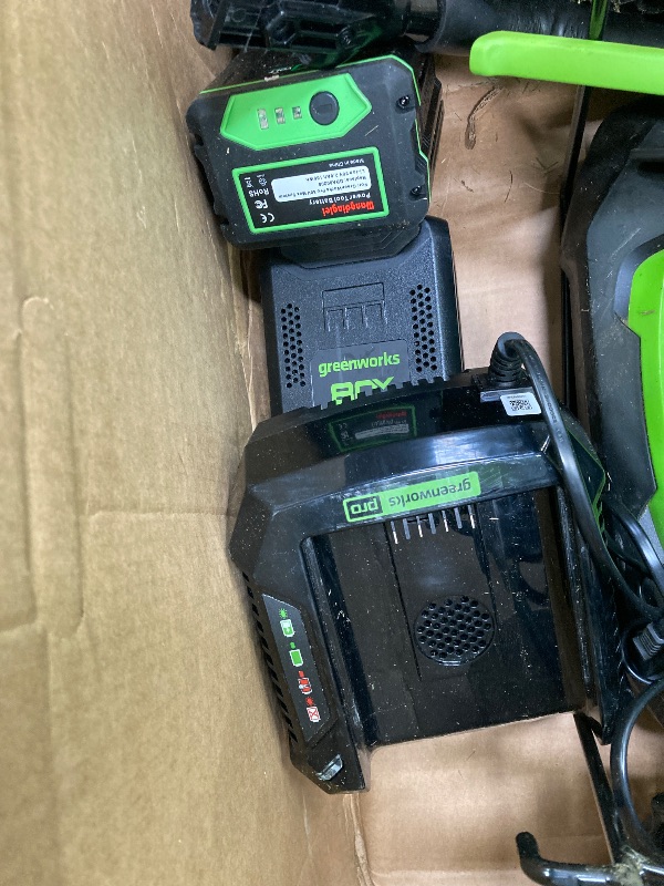 Photo 1 of **WITH 2 BATTERIES**80V 21" Cordless Battery 4-in-1 Self-Propelled Lawn Mower  w/ (2) 4.0Ah Batteries & Charger BY GREENWORKS