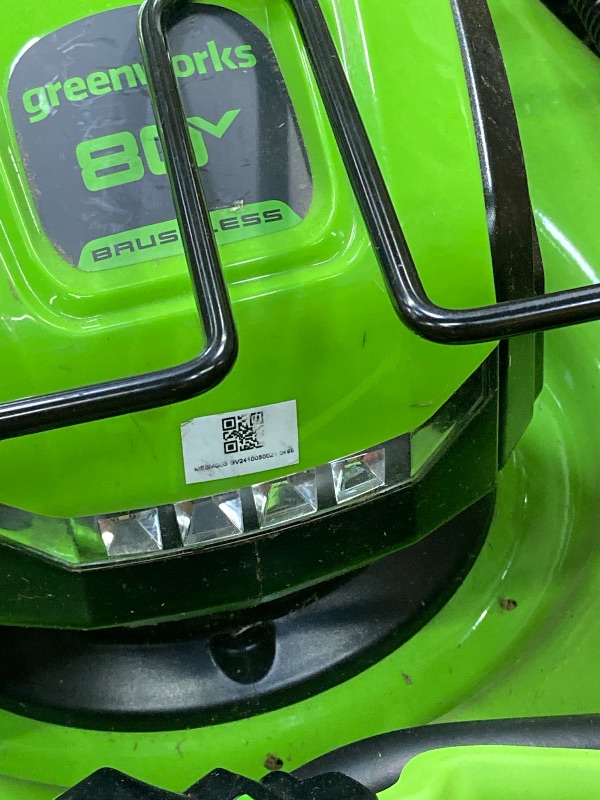 Photo 1 of **WITH 2 BATTERIES**80V 21" Cordless Battery 4-in-1 Self-Propelled Lawn Mower  w/ (2) 4.0Ah Batteries & Charger BY GREENWORKS