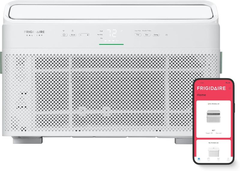 Photo 1 of *** see notes ***Frigidaire Gallery 12,000 BTU Smart Inverter Window Air Conditioner with Wi-Fi, Energy Star Most Efficient Certification & Indoor Air Quality Monitoring, Cools Up to 550 Sq. Ft., Ultra Quiet, White