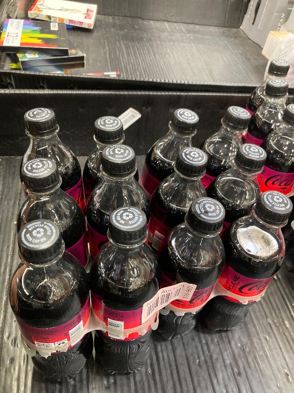 Photo 1 of 2 6packs Coca-Cola Zero Sugar Cherry Diet Soda Soft Drink, 16.9 fl oz, 6 Pack