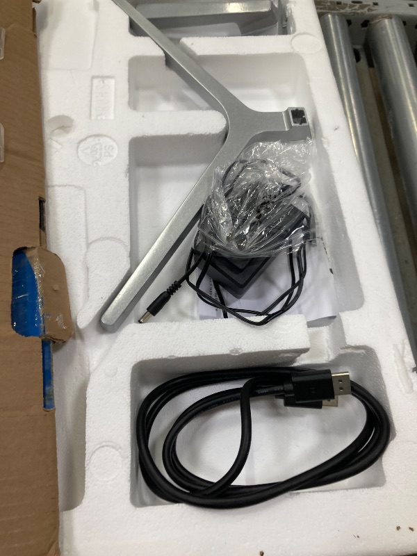 Photo 1 of ***PARTS ONLY***
Gawfolk 27 Inch Curved Gaming Monitor, FHD 1080P, 180Hz, 1800R Curvature, Frameless, White