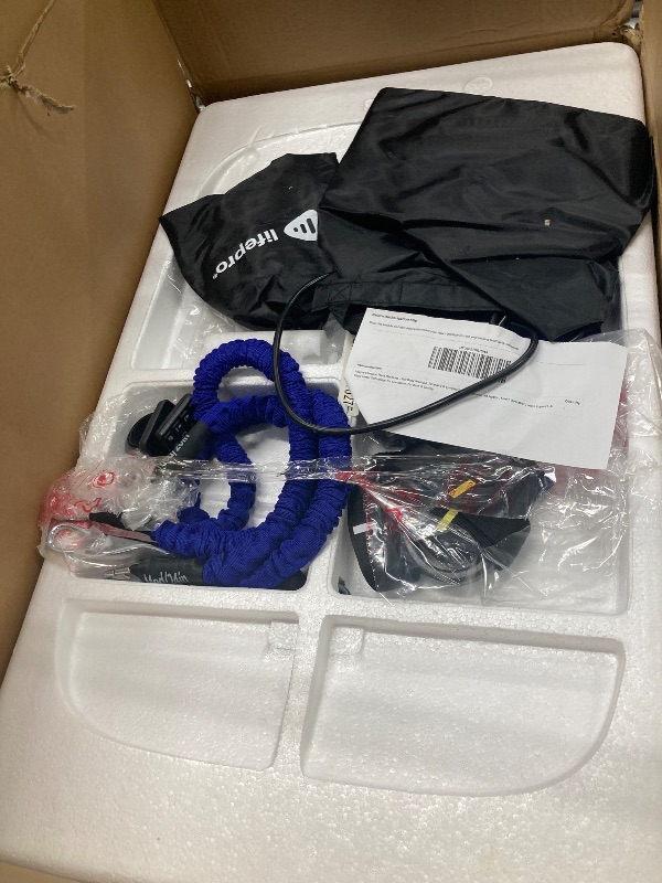 Photo 1 of LifePro Rumblex 4D Pro Vibration Plate - Whole Body Vibration Platform Exercise Machine - Home Workout Equipment for Weight Loss, Toning & Wellness - Full Bundle of Bands, Straps & Accessories (Blue)