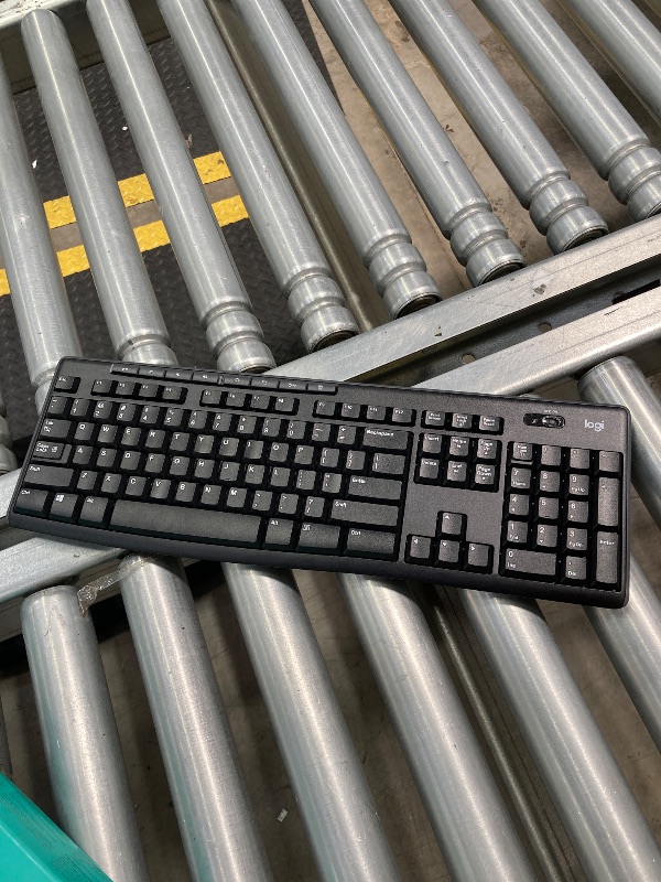 Photo 1 of ***(MISSING MOUSE -NO MOUSE INCLUDED)*** 
Logitech MK270 Wireless Keyboard and Mouse Combo for Windows, 2.4 GHz, 8 Multimedia Keys, PC, Laptop, Wireless Keyboard Compact Mouse Combo - Black