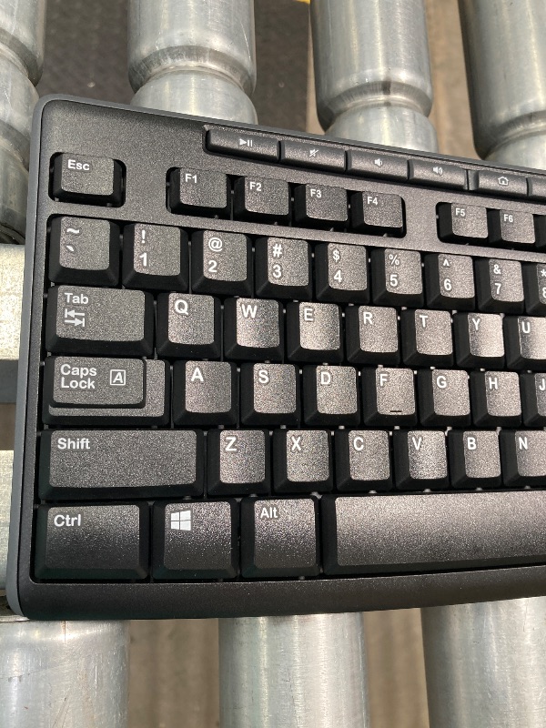 Photo 1 of ***(MISSING MOUSE -NO MOUSE INCLUDED)*** 
Logitech MK270 Wireless Keyboard and Mouse Combo for Windows, 2.4 GHz, 8 Multimedia Keys, PC, Laptop, Wireless Keyboard Compact Mouse Combo - Black