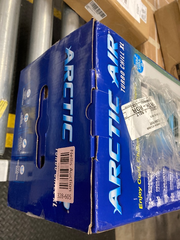 Photo 1 of *** parts Only *** Arctic Air Turbo Chill XL Evaporative Air Cooler, Lightweight & Whisper Quiet, 3-Speed Cooling Fan with Mist Control, Oscillating & Adjustable Grill, Quick View Water Level