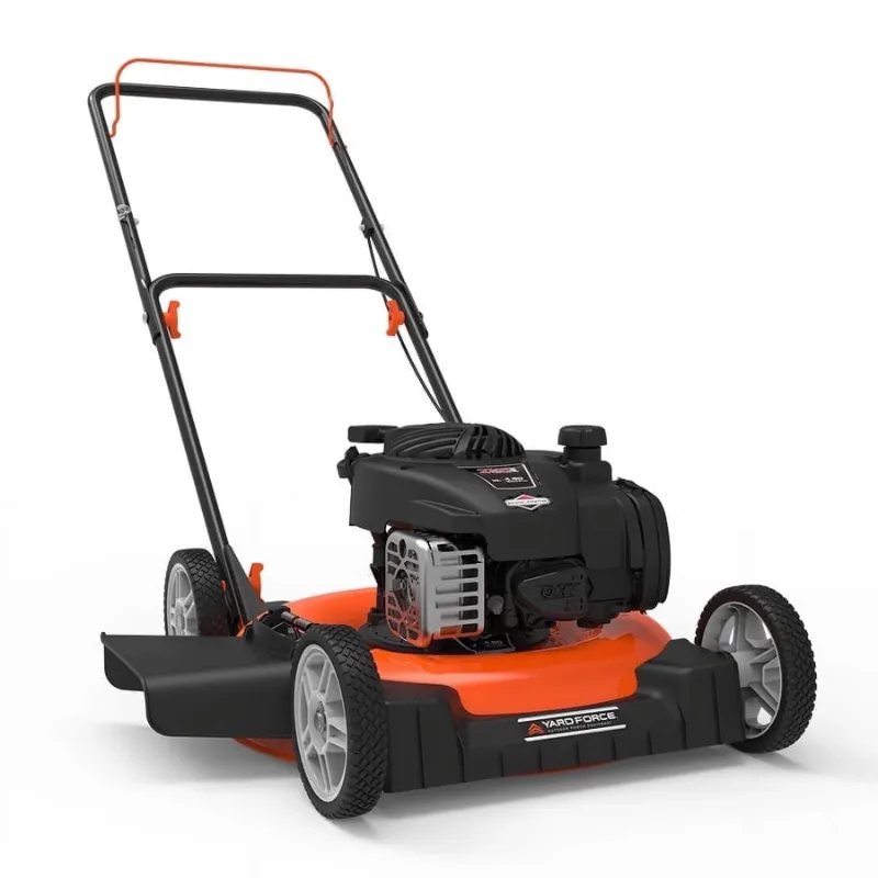 Photo 1 of    ***(SOME SCUFFS/SCRATCHES, PAINT CHIPS)*** 
Yard Force YF21-SD-TW 21" Gas Lawn Mower, 125cc Made in the USA Briggs & Stratton® e450 engine, Adjustable Cutting Heights, 20" Cutting Path, 7" Wheels, TCI Ignition 2-year warranty