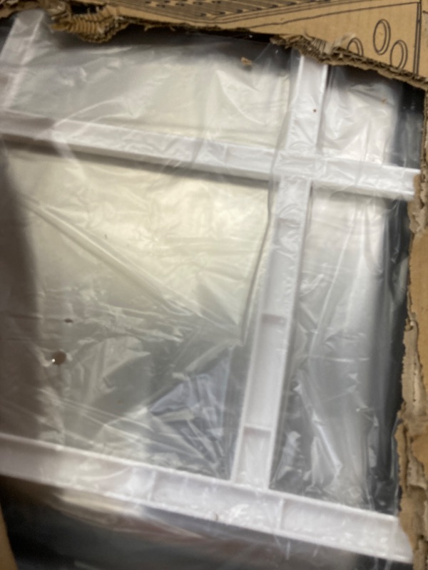 Photo 1 of **SMALL CRACK IN FRONT FRAME/MISSING DOOR COVER**Modign Stainless Steel Litter Box with Lid,Large Foldable Litter Box with Lid,Covered Top Entry Litter Boxs,Enclosed Cat Litter Boxs with Litter Scoop for Big and Small Cats(Gray)