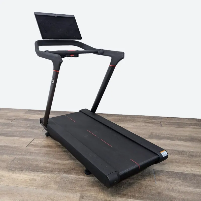 Photo 1 of **BOX 2 OF 2 ONLY/INCOMPLETE SET/ONLY HANDRAILS AND MONITOR**Peloton TreadMILL TR02 - Premium Gym Equipment for Home Workouts