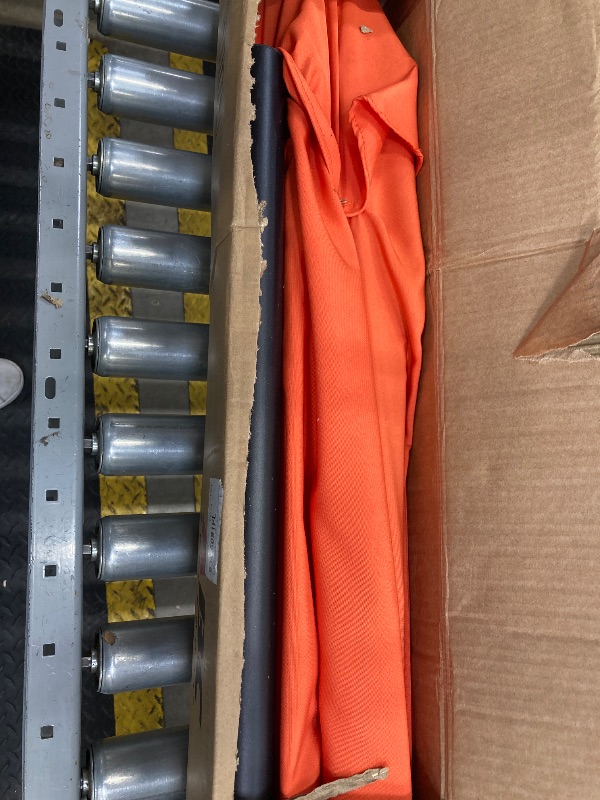 Photo 1 of **BROKEN/PARTS ONLY**ABCCANOPY 9ft Outdoor Market Hand Push Patio Umbrella,12+Colors, Orange