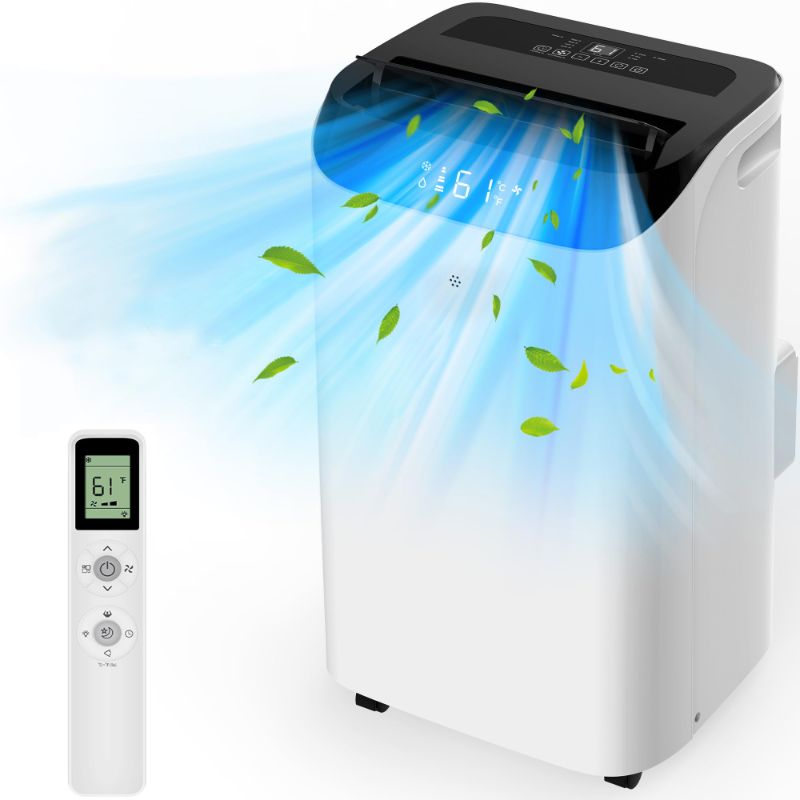 Photo 1 of ***PARTS ONLY***
Humhold 12000 BTU Portable Air Conditioners with Remote Control, 3-in-1 Free Standing Cooling AC Unit with Fan & Dehumidifier, Cools Room up to 500 sq.ft, Smart/Sleep Mode,Auto Swing