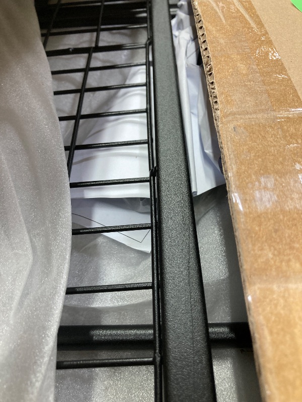 Photo 1 of 40" Wheeled Kitchen Storage Cart Island with Shelves, Copedvic 3-Tier Kitchen Bakers Rack with 10 Hooks
