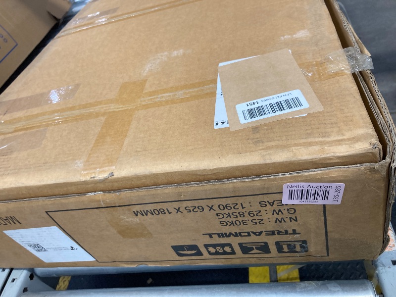 Photo 1 of ***PARTS ONLY**** TRAILVIBER Walking Pad Treadmill with 12% 9-Level Auto Incline, 450 lbs Capacity and RGB LED Screen Under Desk Treadmill with Auto Incline and Hiking Mode, Compact Treadmills for Home Small/Office
