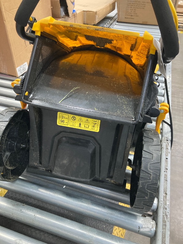 Photo 1 of ***does not work***ZEGJAW 16-Inch Corded Lawn Mower, Walk Behind Electric Mower with Brushless Motor, 6-Position Height Adjustment, 12-Gallon Grass Collection Bag