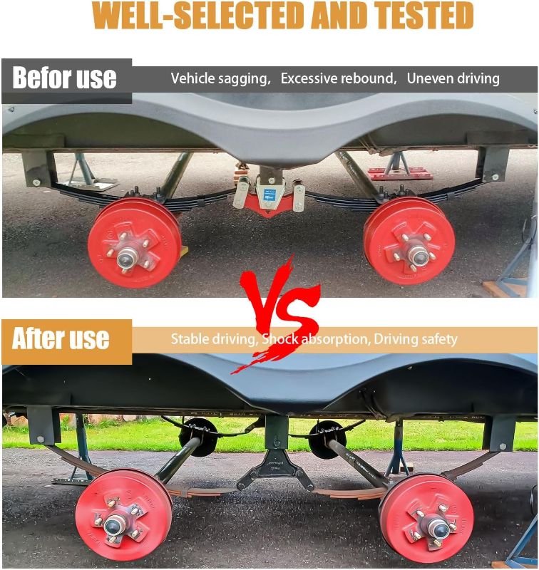 Photo 1 of 6-Leaf Slipper Trailer Leaf Spring Set