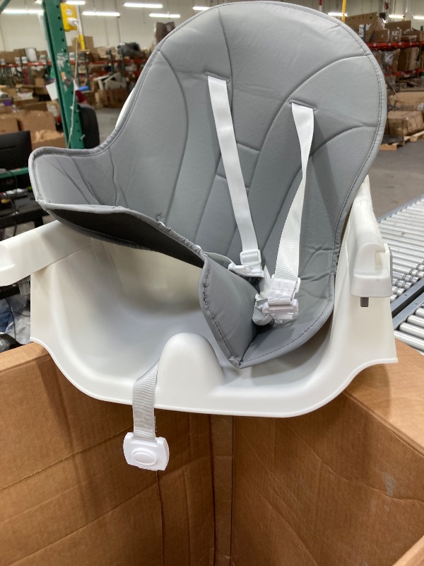 Photo 1 of ***(MISSING PARTS- SELLING AS PARTS ONLY)*** 
HENG Co. 4 in 1 Baby High Chair, Foldable Toddler Dining Booster Seat, for 0-24 Months Infants,Gray