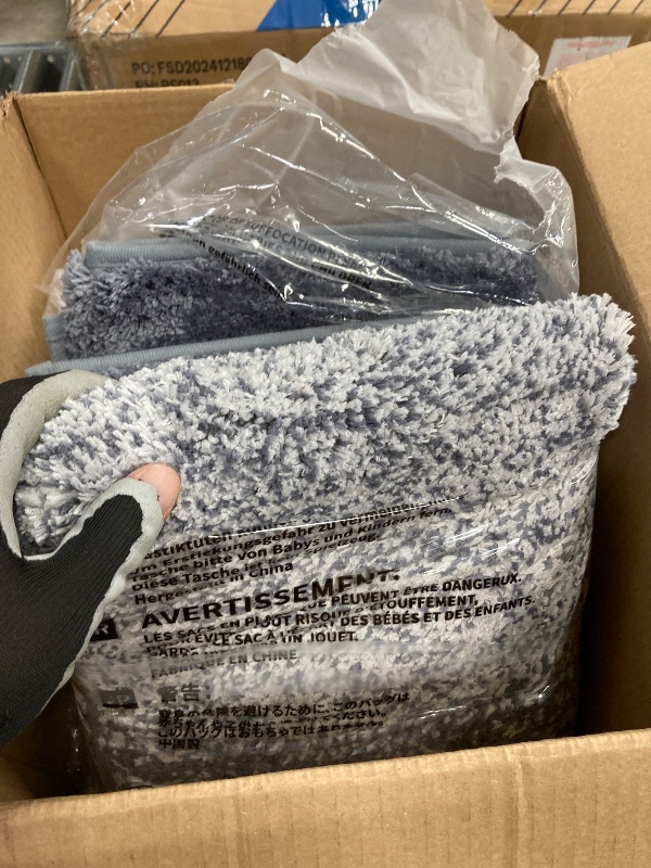 Photo 1 of 3 PACK GREY BATHROOM / SHOWER / KITCHEN MEDIUM SIZE FLOOR RUG