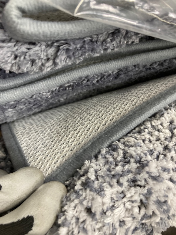 Photo 1 of 3 PACK GREY BATHROOM / SHOWER / KITCHEN MEDIUM SIZE FLOOR RUG