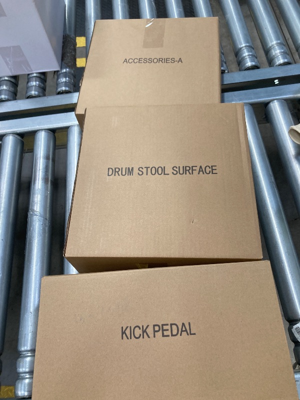 Photo 1 of ***(PARTS ONLY -SET INCOMPLETE/MISSING PARTS -SELLING AS PARTS ONLY)*** 
Donner DED-200 Electric Drum Sets with Quiet Mesh Drum Pads, 2 Cymbals w/Choke,  and 450+ Sounds, Throne, Headphones, Sticks, USB MIDI, Melodics Lessons 