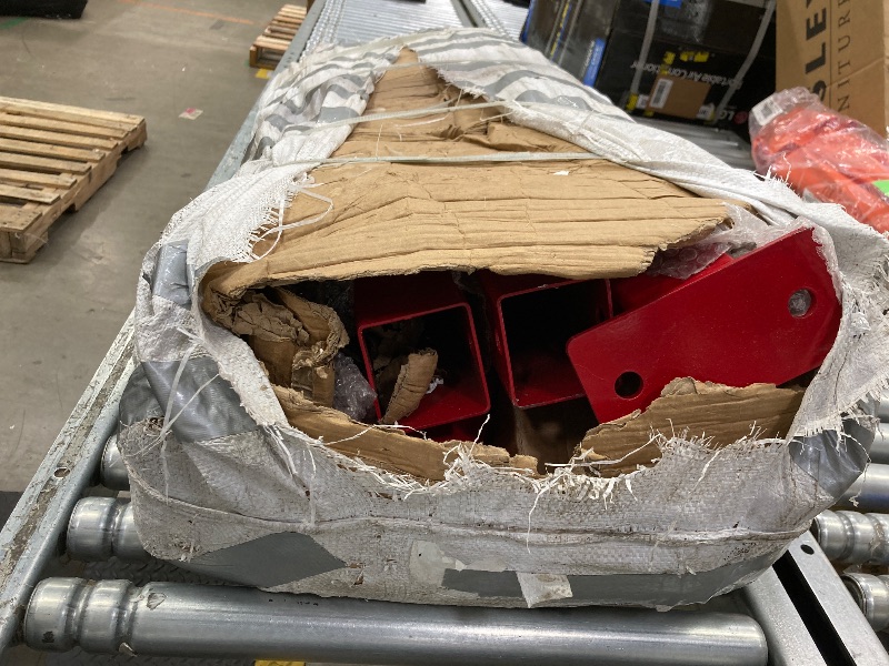 Photo 1 of GarveeTech 2 Ton Engine Hoist, Folding Cherry Picker Engine Hoist with Lever and 6 Casters, Heavy Duty Hydraulic Shop Crane, Engine Crane Lifter for Workshops Garage Warehouse, Red