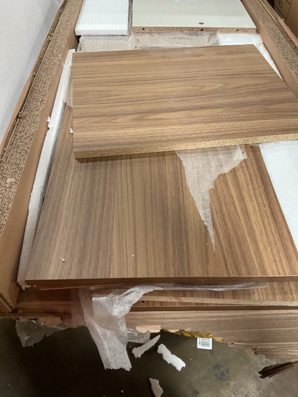 Photo 1 of *MISSING HARDWARE* Modern 75” TV Stand for Living Room or Bedroom, Entertainment Center with Two Cabinets and Storage, Oak TV Stand with Cable Management fits Screens up to 75" When Measured Diagonally, Natural Oak