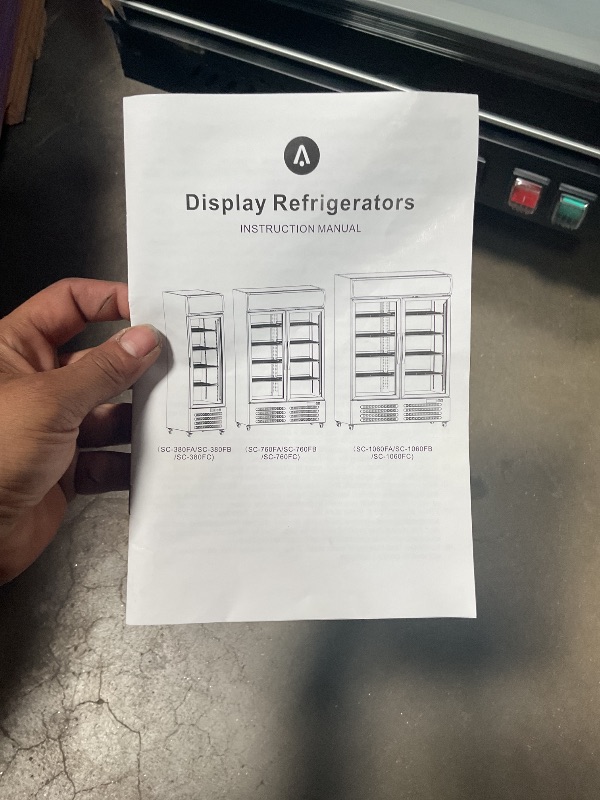 Photo 1 of *FOR PARTS ONLY* INTERTEKFreestanding display showcase refrigerator