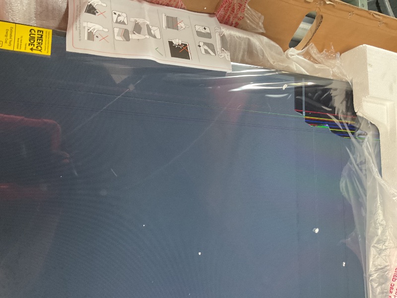 Photo 1 of ** screen cracked see pictures**TCL 65 inch Q series smart TV ultra wide color gambit 4K ultra HD resolution Dolby Vision HDR Dolby Atmos motion rate 120 Bluetooth personal audio auto game mode three HDMI inputs fire TV