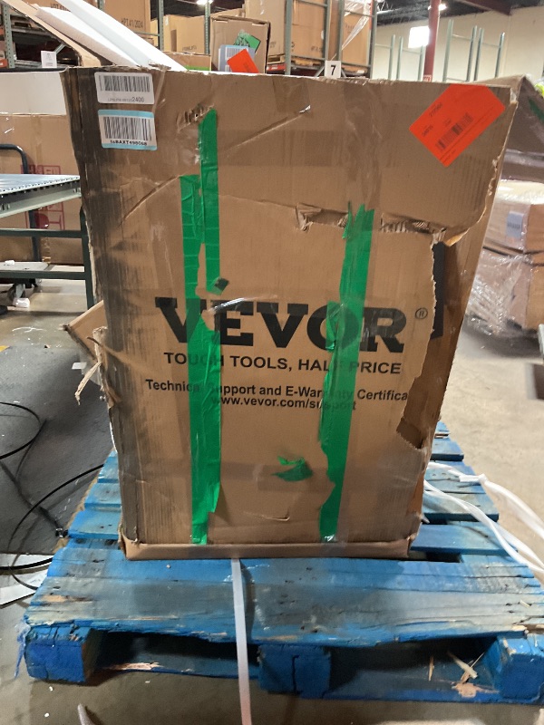 Photo 1 of ** bottom portion with black swinging door**VEVOR Commercial Ice Maker Machine, 300LBS/24H Ice Making Machine with 250LBS Large Storage Bin, Auto Self-Cleaning Ice Maker Machine with Touchscreen for Bar Cafe Restaurant Business Commercial