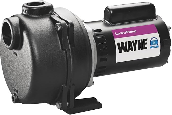 Photo 1 of *FOR PARTS ONLY/ HOUSING BROKEN* Wayne WLS150 1.5 HP High Volume Cast Iron Lawn Sprinkling Pump, 1-1/2-Horsepower