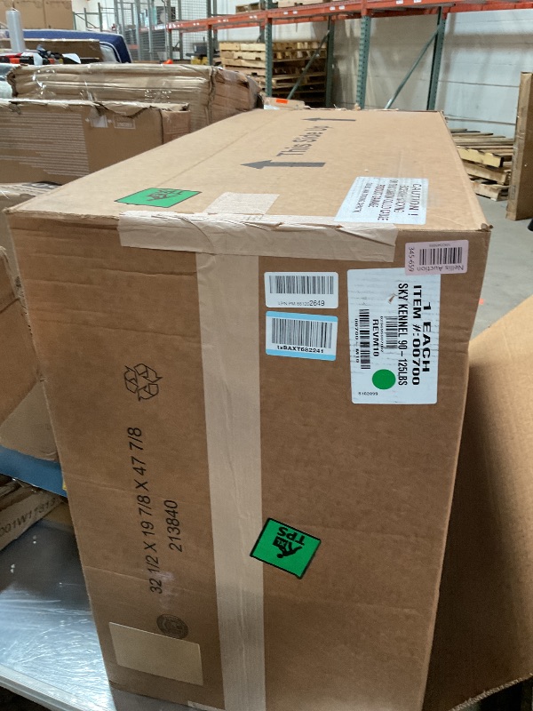 Photo 1 of *MISSING DOOR* Petmate Sky Kennel - For Air and Travel, Airline Approved Dog Crate for Pets 90-125 lbs, Heavy Duty Dog Kennel, Made in the USA- 48 Inches