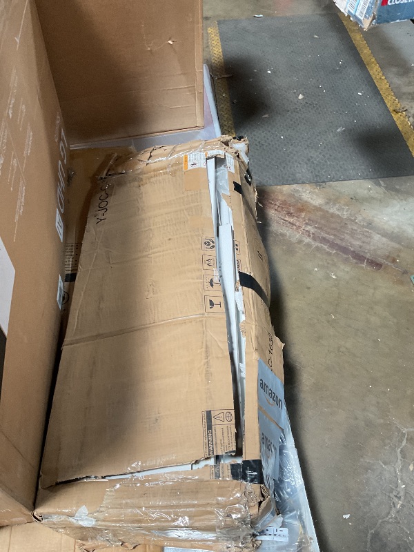 Photo 1 of *FOR PARTS ONLY/ ONE PIECE IS BROKEN* Jocoevol White Modern 6 Drawer Dresser for Bedroom with LED Light, Large Chest of Drawers with Hidden Handles, Long Double Wooden Dresser Closet for Living Room, Entryway, Hallway