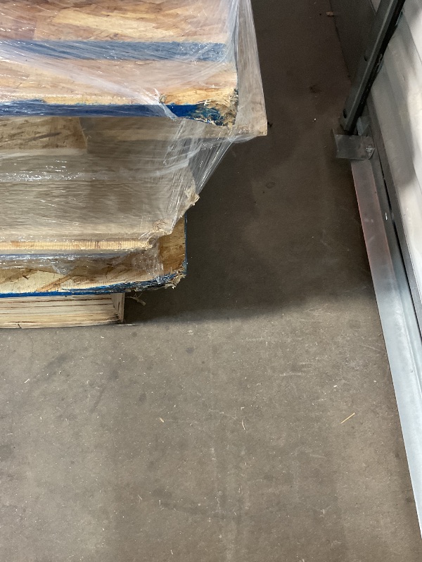 Photo 1 of **3 LONG PALLETS // LONGEST PALLET IS 122 INCHES LENGTH// WILL NEED A TRUCK TO PICKUP** Handy Home Products Windemere 10x12 Do-it-Yourself Wooden Storage Shed with Floor, Beige