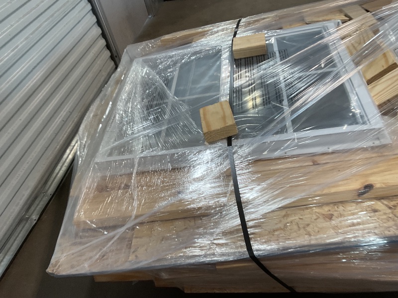 Photo 1 of **3 LONG PALLETS // LONGEST PALLET IS 122 INCHES LENGTH// WILL NEED A TRUCK TO PICKUP** Handy Home Products Windemere 10x12 Do-it-Yourself Wooden Storage Shed with Floor, Beige