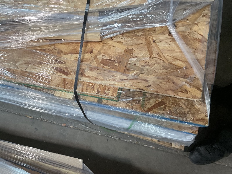 Photo 1 of **3 LONG PALLETS // LONGEST PALLET IS 122 INCHES LENGTH// WILL NEED A TRUCK TO PICKUP** Handy Home Products Windemere 10x12 Do-it-Yourself Wooden Storage Shed with Floor, Beige