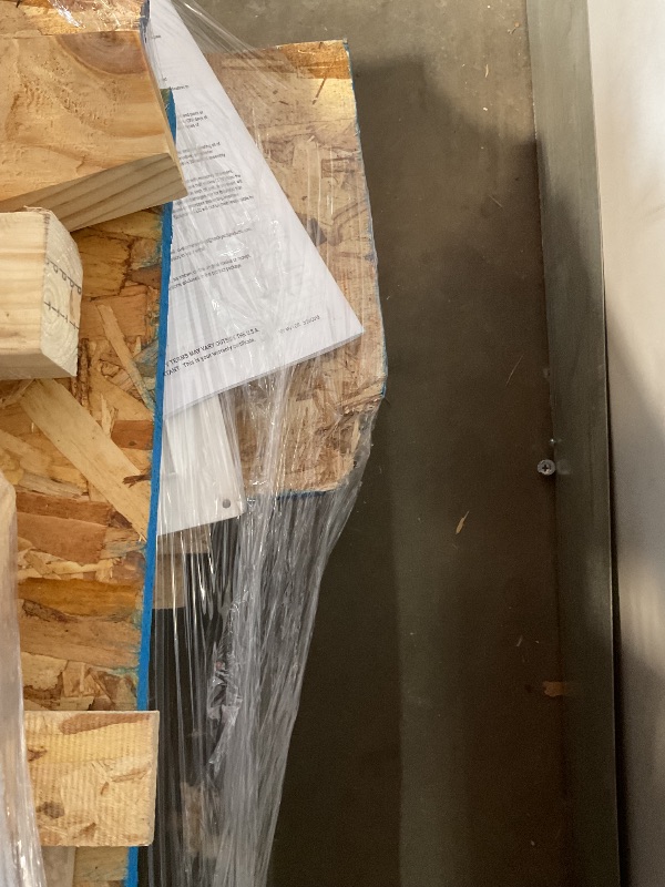 Photo 1 of **3 LONG PALLETS // LONGEST PALLET IS 122 INCHES LENGTH// WILL NEED A TRUCK TO PICKUP** Handy Home Products Windemere 10x12 Do-it-Yourself Wooden Storage Shed with Floor, Beige
