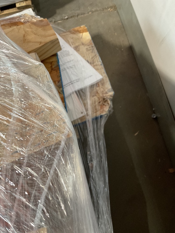 Photo 1 of **3 LONG PALLETS // LONGEST PALLET IS 122 INCHES LENGTH// WILL NEED A TRUCK TO PICKUP** Handy Home Products Windemere 10x12 Do-it-Yourself Wooden Storage Shed with Floor, Beige