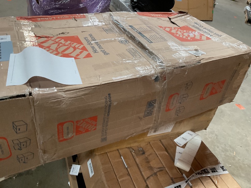 Photo 1 of **SELLING FOR PARTS AS PARTIAL SET. **KEIKI 6Pcs Outdoor Patio Sectional Couch Sofa Conversation Furniture Sets with Chair, Storage Corner Cabinet, Glass Top Coffee Table & Cushion, Wicker Woven Seating for Backyard Lawn