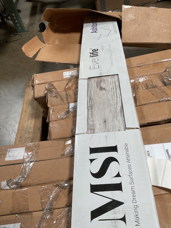 Photo 1 of A&A Surfaces Odin Ash 12 MIL x 7 in. W x 48 in. L Waterproof Click Lock Vinyl Plank Flooring (26.15 sq. ft./case) H-LVR-6550-147C