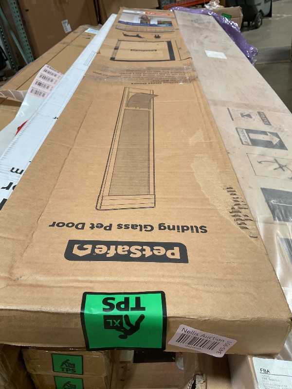 Photo 1 of PetSafe Deluxe Pet Panel Panels for Sliding Glass Doors 76-3/4 to 81 Tall, Medium, Bronze