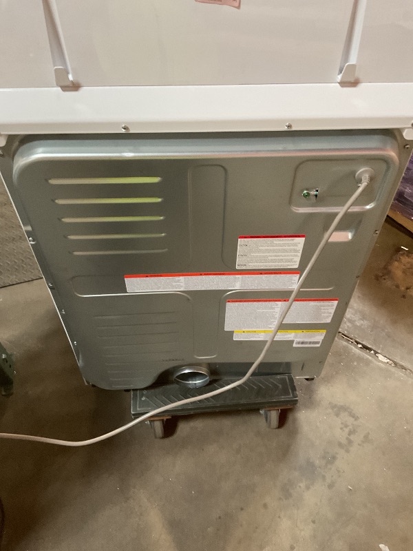 Photo 1 of 7.0 cu. ft. vented Front Load Gas Dryer in White with Wrinkle Guard, Energy Saver, Smart Sensor Drying System