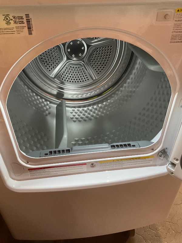 Photo 1 of 7.0 cu. ft. vented Front Load Gas Dryer in White with Wrinkle Guard, Energy Saver, Smart Sensor Drying System