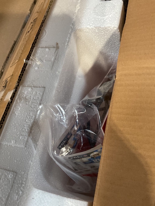 Photo 1 of **DOES NOT FUNCTION. CRACKED SCREEN**TCL 75-Inch QM85 QLED 4K Smart QD-Mini LED TV with Google TV (75QM851G, 2024 Model) Dolby Vision IQ HDR, Dolby Atmos, Game Accelerator up to 240Hz, Voice Remote, Works with Alexa, Streaming Television