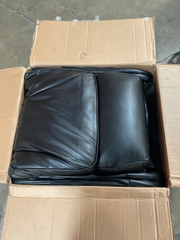 Photo 1 of *MISSING MAIN CUSHION* HOMCOM Power Lift Recliner Chair for Elderly, Wide Faux Leather Lift Chair with Vibration Massage and Heat, Overstuffed Reclining Single Sofa with Remote, USB Port, Side Pockets, Black