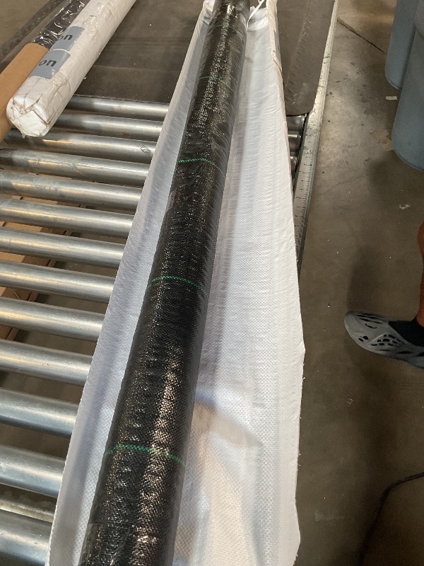 Photo 1 of 5FTxUNKOWN FT Premium Heavy Duty Weed Barrier Landscape Fabric, 5OZ Woven Geotextile Fabric Under Gravel, High Permeability for Weed Blocker Weed Mat, Driveway Fabric, Weed Control Garden Cloth