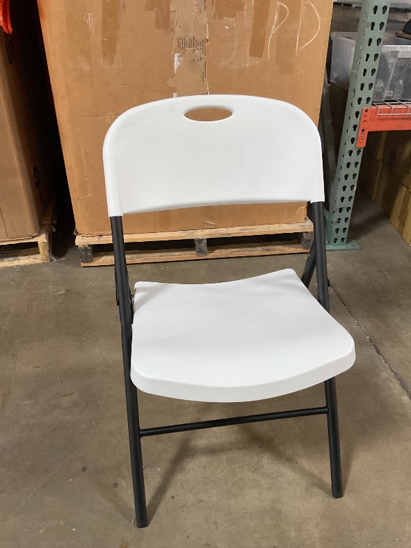 Photo 1 of 6 WHITE FOLDABLE CHAIRS