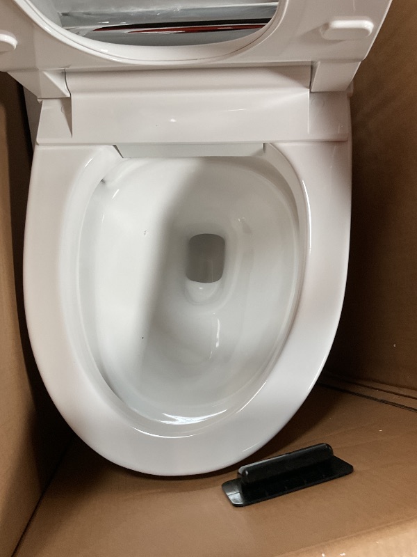 Photo 1 of **MISSING WIRELESS REMOTE** HOME DEPOT B0960S Auto Flush, Auto Open & Auto Close, 1.28 GPF Single Flush Toilet with Intelligent Smart Bidet Seat and Wireless Remote Control, Chair Height