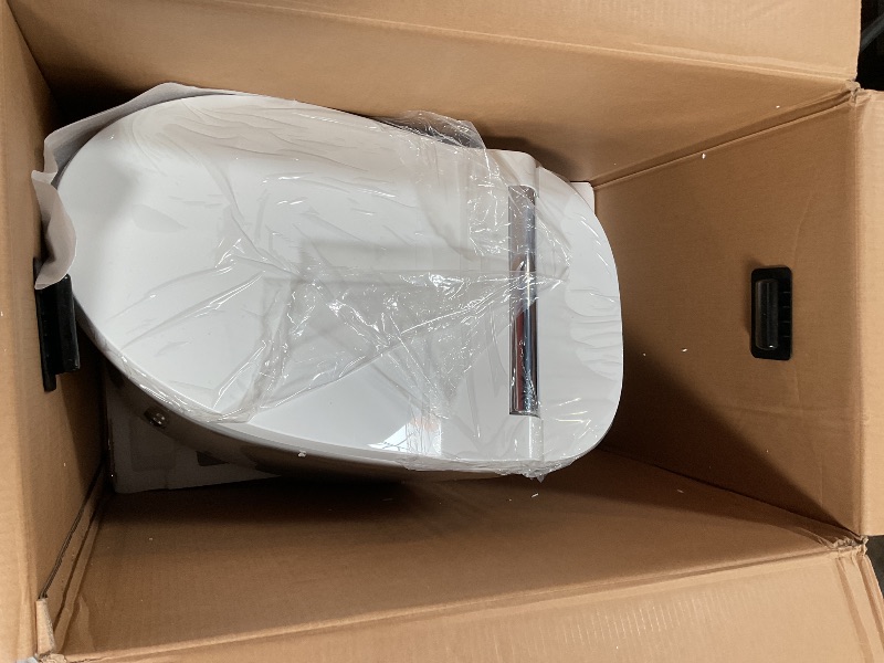 Photo 1 of **MISSING WIRELESS REMOTE** HOME DEPOT B0960S Auto Flush, Auto Open & Auto Close, 1.28 GPF Single Flush Toilet with Intelligent Smart Bidet Seat and Wireless Remote Control, Chair Height