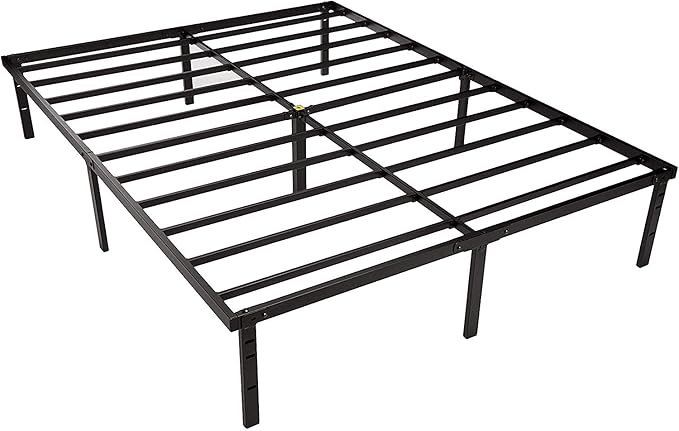 Photo 1 of *BRAND UNKNOWN SIZE UNKNOWN Sturdy Heavy-Duty Non-Slip Platform Bed Frame Queen Size Storage, Steel Slat Support, Noise Free, Easy Assembly, 14 Inch Black